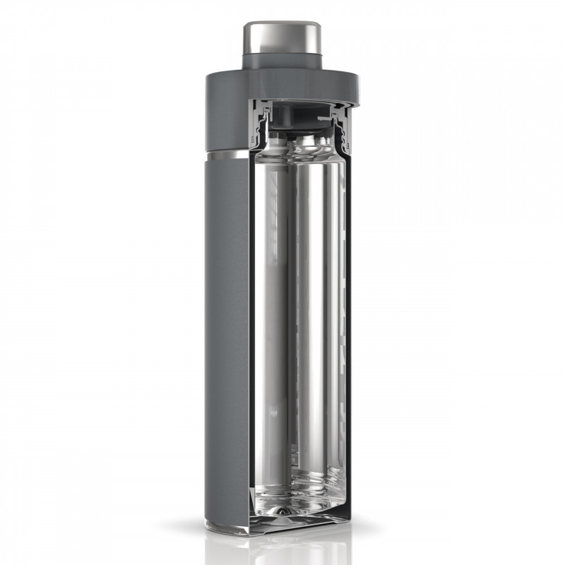 Термос Ninja DW2401EUUKGY, 700 мл, Подходящ и за газирани напитки, Тройна термоизолация, Без BPA, Топло до 8ч, Студено до 24ч, Сив
