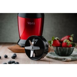 Нутри блендер Oliver Voltz OV51162DR, 1200 W, 2 чаши, Без BPA, 1л/800 мл, Трошене на лед, Червен