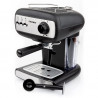 Еспресо машина Crown CEM-1525, 850W, 15 bar, 1.2 л, Подгряване на чаши, Пара, Подвижен резервоар, Крема диск, Черен
