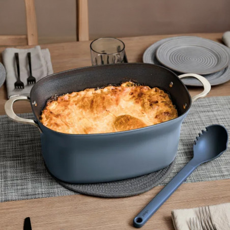 Мултикукър Ninja Foodi PossibleCooker 8in1 MC1001EU, 1200W, 8 л, 8 програми, Керамично покритие, Таймер, Triple Fusion Heat, Син/черен