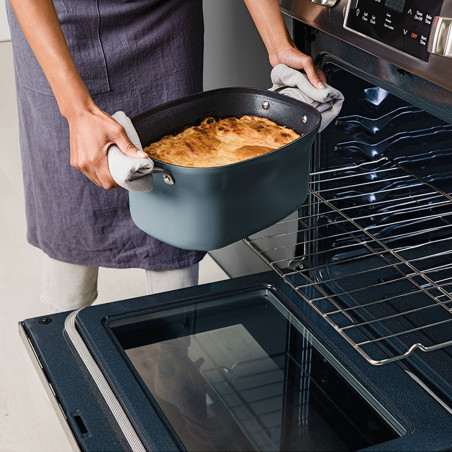 Мултикукър Ninja Foodi PossibleCooker 8in1 MC1001EU, 1200W, 8 л, 8 програми, Керамично покритие, Таймер, Triple Fusion Heat, Син/черен