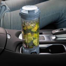 Преносим блендер Ninja Blast BC151EUNV, 7.4W, 530 мл, Стоманен нож с 6 остриета, Трошене на лед, До 10 цикъла, Без BPA, USB-C, Син