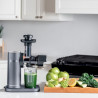 Сокоизстисквачка Ninja Cold Press JC151EU, 150W, 700 мл, Студено пресоване, 2 филтъра, Без BPA, Обратна скорост, Черен/сив