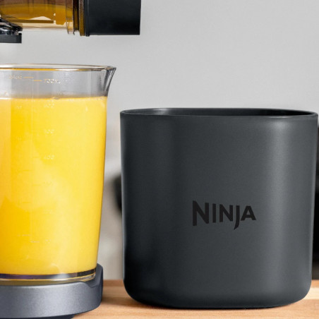 Сокоизстисквачка Ninja Cold Press JC151EU, 150W, 700 мл, Студено пресоване, 2 филтъра, Без BPA, Обратна скорост, Черен/сив