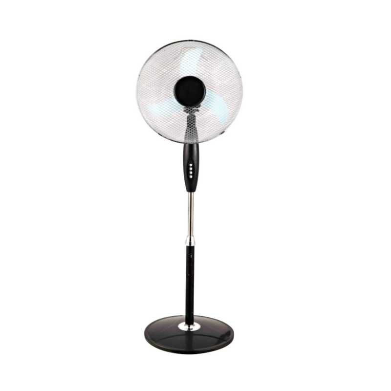 Вентилатор на стойка Finlux FSF-1645, 45W, 16", 3 скорости, Черен