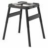 Грил маса Ninja Woodfire 4718J800EUUK, 107х86х66 см, Регулируема, Странична поставка, Черен