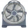 Вентилатор за под Elite ETFB-0334, 100W, 60 см, 3 скорости, 5 перки, Сив