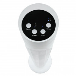 Вентилатор кула Elite ETTF-0330, 50W, 83 см, Таймер, 3 скорости, Бял