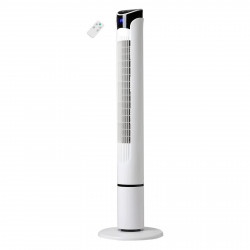 Вентилатор кула Elite ETTF-0332, 45W, 100 см, Таймер, 3 скорости, LED дисплей, Дистанционно, Бял