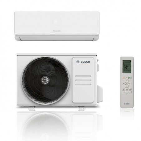 Инверторен климатик Bosch CL4000i-Set 52E, 18000 BTU, 45 м2, A+++, Wi-Fi, Самопочистване, Follow me, Турбо, Бял