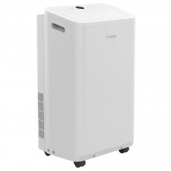Мобилен климатик Bosch Cool 2000, 9000 BTU, 35 м2, А, Auto Swing, Таймер, LCD дисплей, Нощен режим, Бял