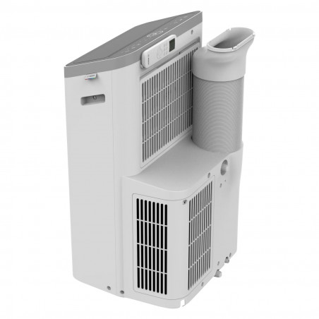 Мобилен климатик Bosch Cool 4000, 9000 BTU, 35 м2, А, Auto Swing, Таймер, LCD дисплей, Нощен режим, Бял/черен
