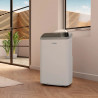Мобилен климатик Bosch Cool 4000, 9000 BTU, 35 м2, А, Auto Swing, Таймер, LCD дисплей, Нощен режим, Бял/черен