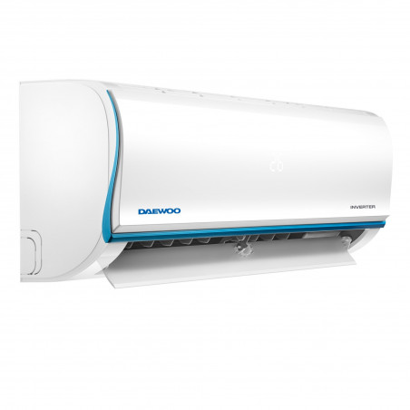 Инверторен климатик Daewoo SAF24M1WR30, 24000 BTU, А++, 60 м2, 7 режима, Wi-Fi, Автоматично размразяване и регулиране на темп, Самопочистване, Таймер, Jet Cool/Heat, Бял