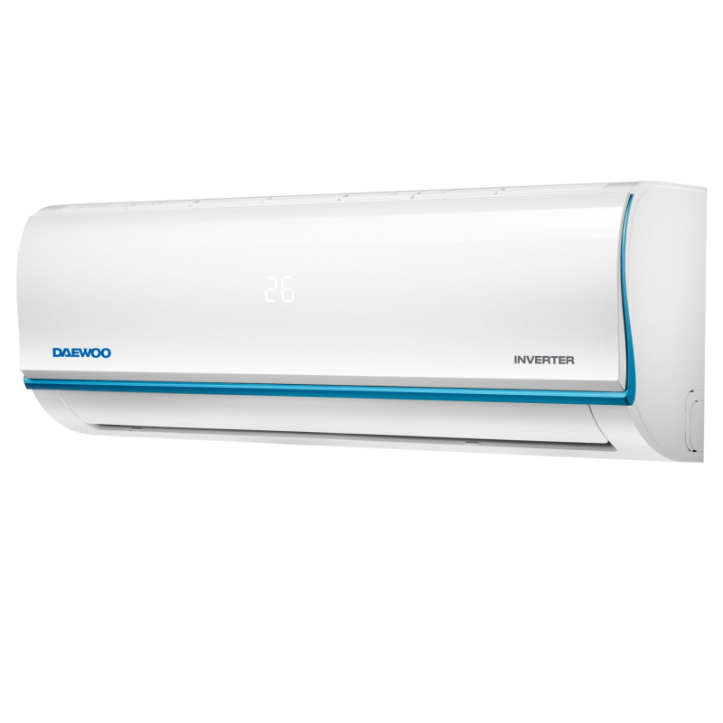 Инверторен климатик Daewoo SAF24M1WR30, 24000 BTU, А++, 60 м2, 7 режима, Wi-Fi, Автоматично размразяване и регулиране на темп, Самопочистване, Таймер, Jet Cool/Heat, Бял