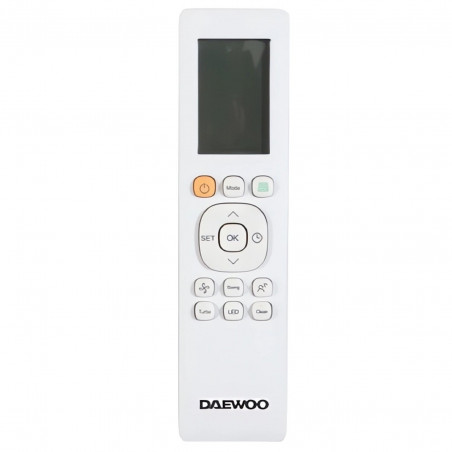 Инверторен климатик Daewoo SAF24M1WR30, 24000 BTU, А++, 60 м2, 7 режима, Wi-Fi, Автоматично размразяване и регулиране на темп, Самопочистване, Таймер, Jet Cool/Heat, Бял