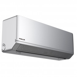 Инверторен климатик Finlux 12FERRO87BRIS, 12000 BTU, А+++, 30 м2, Wi-Fi, Комфортен бриз, 4D обдухване, Нагревател на външно тяло, Инокс