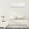 Инверторен климатик Finlux 12LIE55BE, 12000 BTU, 30 м2, Нагревател на външно тяло, 4D обдухване, Работа при -25C, Бял