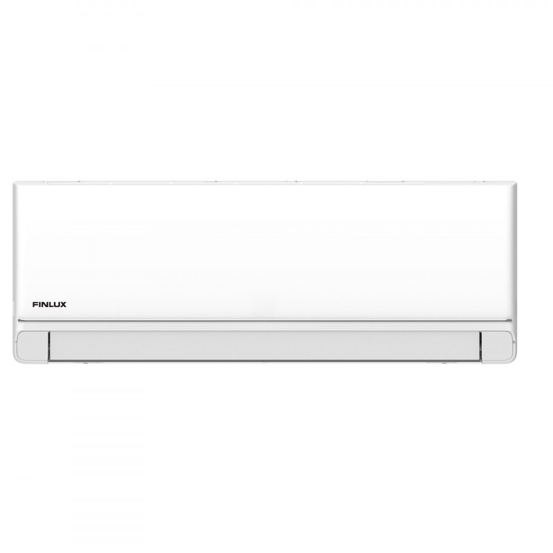 Инверторен климатик Finlux 12NE58XUM, 12000 BTU, 30 м2, А+++, Wi-Fi, Златно покритие на топлообменника, Плазмен филтър, Режим 8C, Бял
