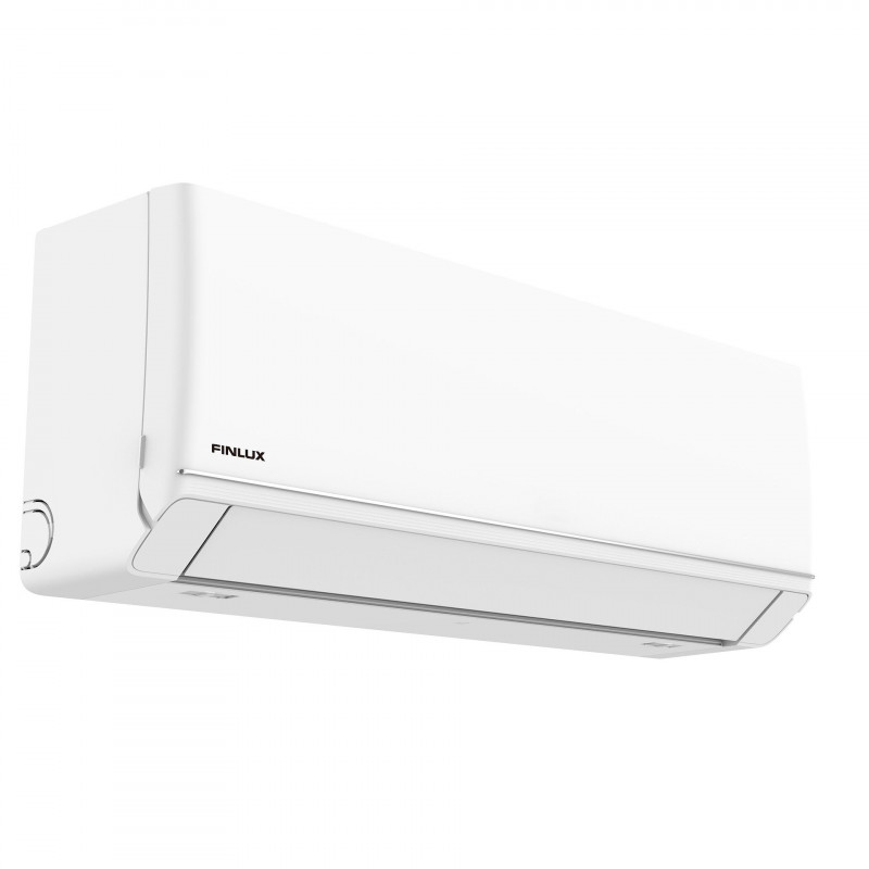 Инверторен климатик Finlux 12NE58XUM, 12000 BTU, 30 м2, А+++, Wi-Fi, Златно покритие на топлообменника, Плазмен филтър, Режим 8C, Бял
