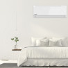 Инверторен климатик Finlux 24QUA58LIS, 24000 BTU, 55 м2, A+++, Wi-Fi, Нагревател на външно тяло, Плазмен филтър, 4D обдухване, Бял
