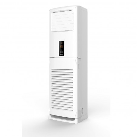 Колонен климатик Finlux 48KA3PH 48000 BTU, 120 м2, А+++, Трифазен, R32, 2100 м3/ч, Бял