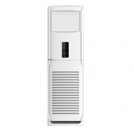 Колонен климатик Finlux 48KA3PH 48000 BTU, 120 м2, А+++, Трифазен, R32, 2100 м3/ч, Бял