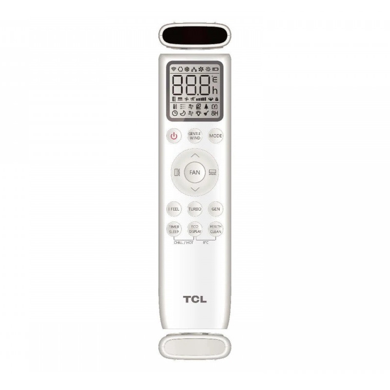 Инверторен климатик TCL Breeze IN 2.0 TAC-09CHSD/UG11V3AH, 9000 BTU, 25 м2, A+++, Wi-Fi, Гласово управление, iFeel, ECO, Нощен режим, Бял