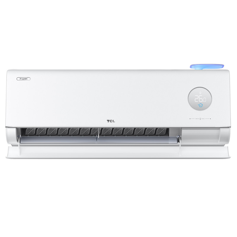 Инверторен климатик TCL FreshIN 3.0 TAC-12CHSD/FCI, 12000 BTU, 40 м2, А+++, Wi-Fi, Гласово управление, Smart функции, Super Turbo Start, iFeel, FreshIN+, ECO, Бял