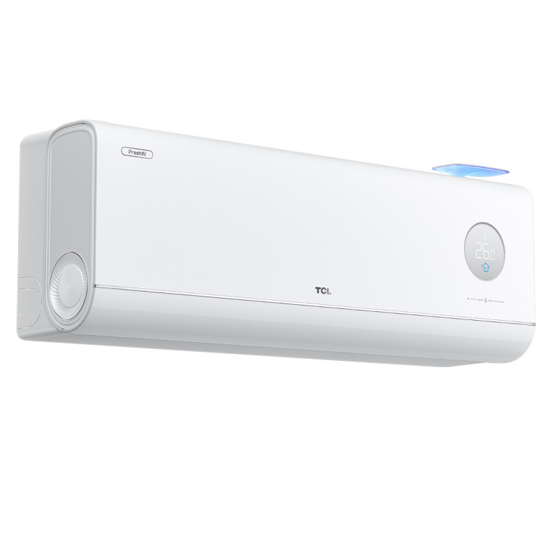 Инверторен климатик TCL FreshIN 3.0 TAC-12CHSD/FCI, 12000 BTU, 40 м2, А+++, Wi-Fi, Гласово управление, Smart функции, Super Turbo Start, iFeel, FreshIN+, ECO, Бял