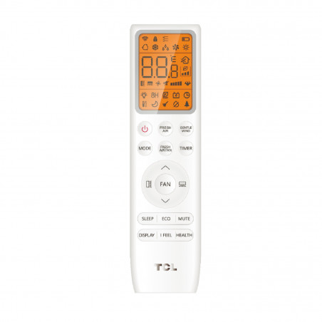 Инверторен климатик TCL FreshIN 3.0 TAC-12CHSD/FCI, 12000 BTU, 40 м2, А+++, Wi-Fi, Гласово управление, Smart функции, Super Turbo Start, iFeel, FreshIN+, ECO, Бял