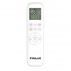 Инверторен климатик Finlux 12QUA58LIS, 12000 BTU, 30 м2, А+++, Wi-Fi, Работа при -25C, Плазмен филтър, Бял