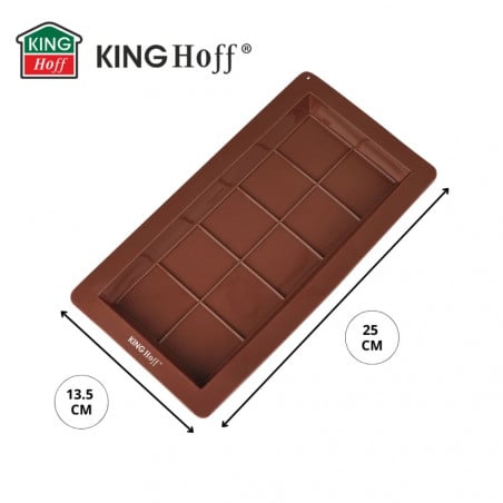 Форма за дубайски шоколад Kinghoff KH 1945, 25х13.5 см, -40-230C, Кафяв