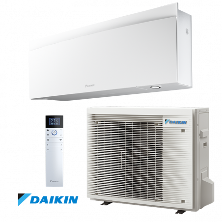 Инверторен климатик Daikin Emura 3 FTXJ50AW + RXJ50A, 18000 BTU, 36 м2, А++, Wi-Fi, R-32, Бял