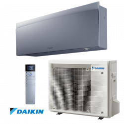 Инверторен климатик Daikin Emura 3 FTXJ50AS + RXJ50A, 18000 BTU, 36 м2, А++, Wi-Fi, R-32, Сив