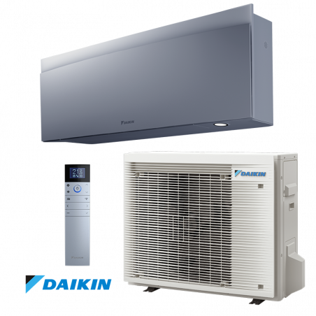 Инверторен климатик Daikin Emura 3 FTXJ50AS + RXJ50A, 18000 BTU, 36 м2, А++, Wi-Fi, R-32, Сив