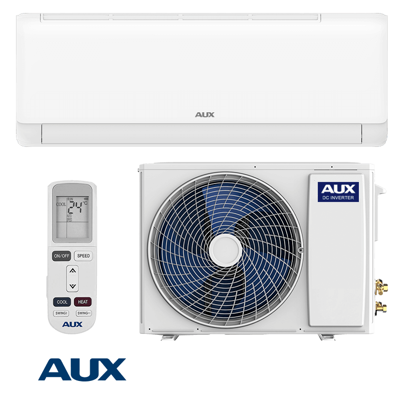 Инверторен климатик AUX Neo ASW-H18E3D4/QDR3DI-C0, 18000 BTU, 35 м2, A++, R-32, Бял