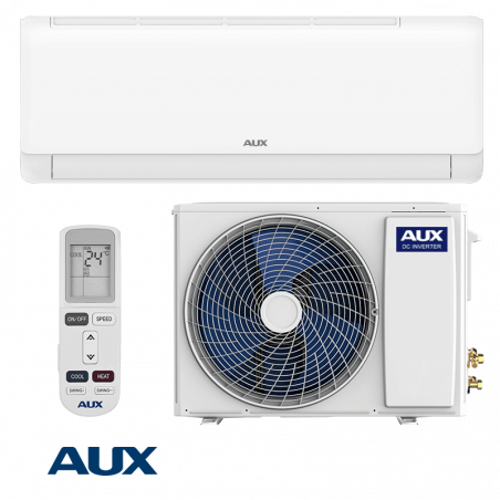 Инверторен климатик AUX Neo ASW-H18E3D4/QDR3DI-C0, 18000 BTU, 35 м2, A++, R-32, Бял