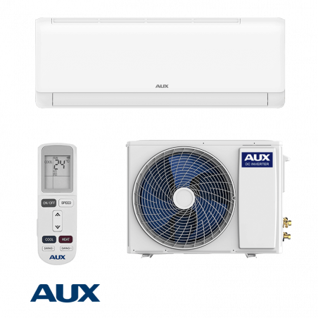 Инверторен климатик AUX Neo ASW-H09B5A4/QDR3DI-C0, 9000 BTU, 18 м2, А++, R-32, Бял