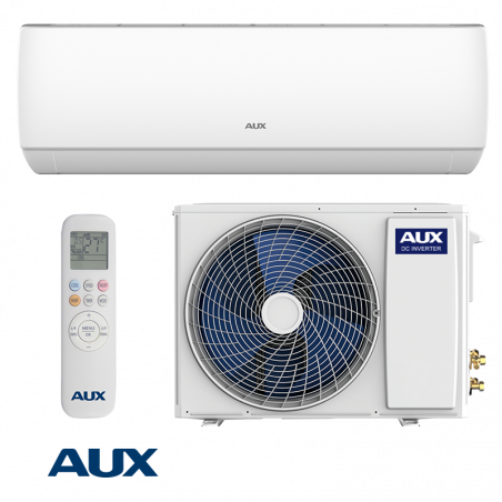 Инверторен климатик AUX J-Smart ASW-H24F7B4/JOR3DI-B9, 24000 BTU, 45 м2, A++, Wi-Fi, R-32, Бял