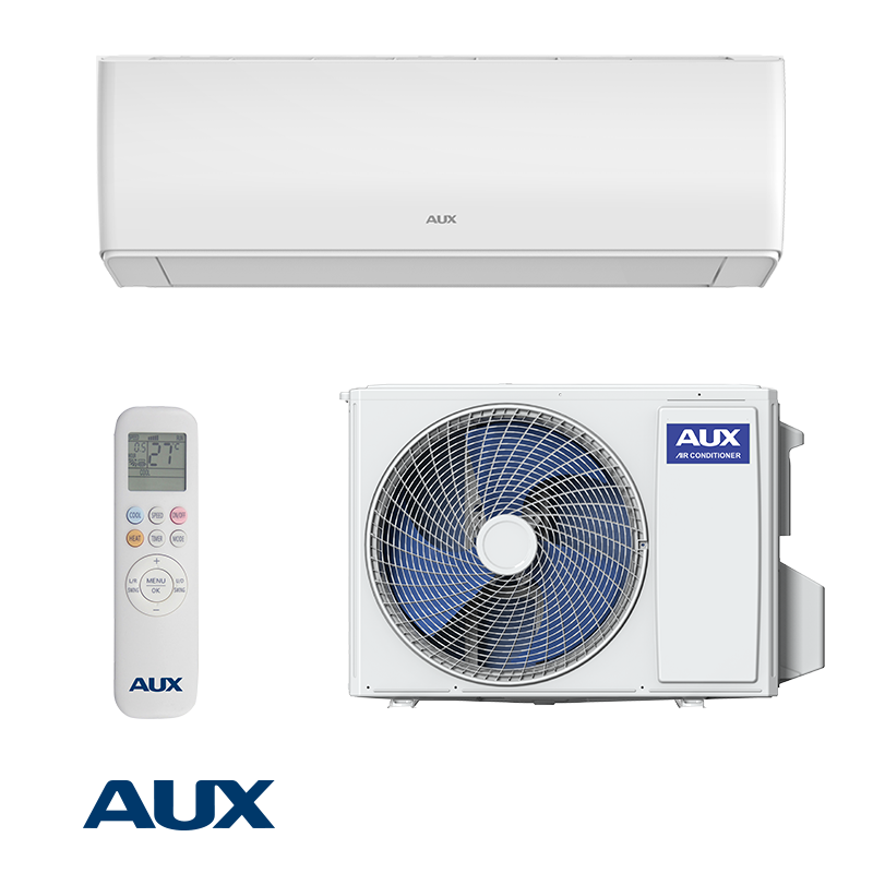 Инверторен климатик AUX Halo ASW-H09B6B4/HAR3DI-D0, 9000 BTU, 20 м2, A+++, Wi-Fi, R-32, Бял