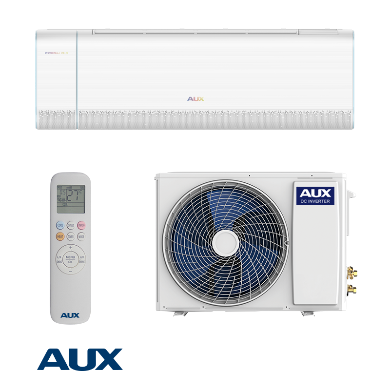 Инверторен климатик AUX Q-Plus ASW-H09B6C4/BQAR3DI-C1, 9000 BTU, 19 м2, А++, Wi-Fi, R-32, Бял