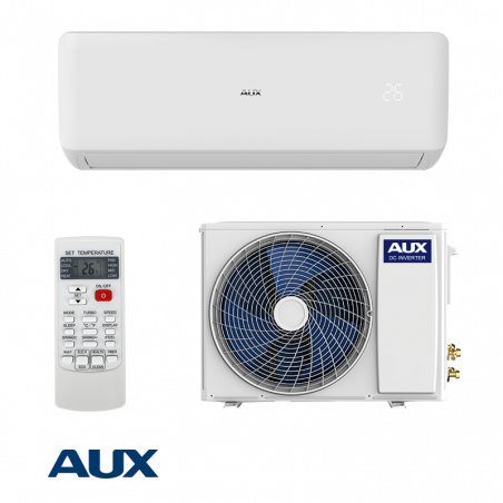 Инверторен климатик AUX Freedom ECO ASW-H12C5E4/FAR3DI-B8, 12000 BTU, 24 м2, А++, R-32, Бял