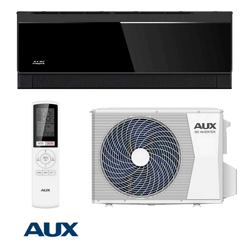 Инверторен климатик AUX C Comfort ASW-H18E3A4/CBR3DI-C7, 18000 BTU, 36 м2, А+++, Wi-Fi, R-32, Черен