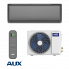 Инверторен климатик AUX New-Q ASW-H12C5A4/QFR3DI-C0, 12000 BTU, 25 м2, A++, Wi-Fi, R-32, Черен