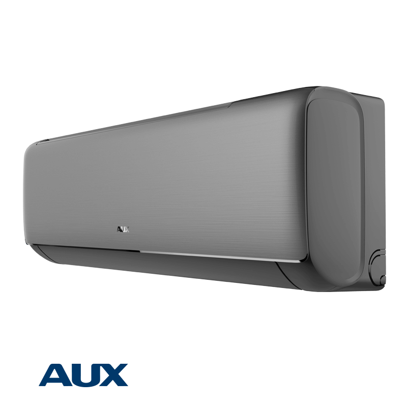 Инверторен климатик AUX New-Q ASW-H12C5A4/QFR3DI-C0, 12000 BTU, 25 м2, A++, Wi-Fi, R-32, Черен