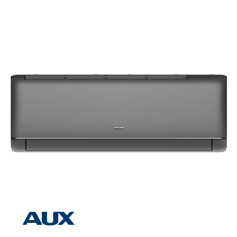 Инверторен климатик AUX New-Q ASW-H12C5A4/QFR3DI-C0, 12000 BTU, 25 м2, A++, Wi-Fi, R-32, Черен