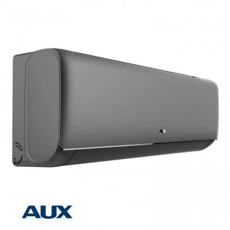 Инверторен климатик AUX New-Q ASW-H12C5A4/QFR3DI-C0, 12000 BTU, 25 м2, A++, Wi-Fi, R-32, Черен