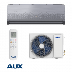 Инверторен климатик AUX C-PRO ASW-H09B6A4/FQA800R3DI-D0, 9000 BTU, 21 м2, A+++, Wi-Fi, R-32, Сив