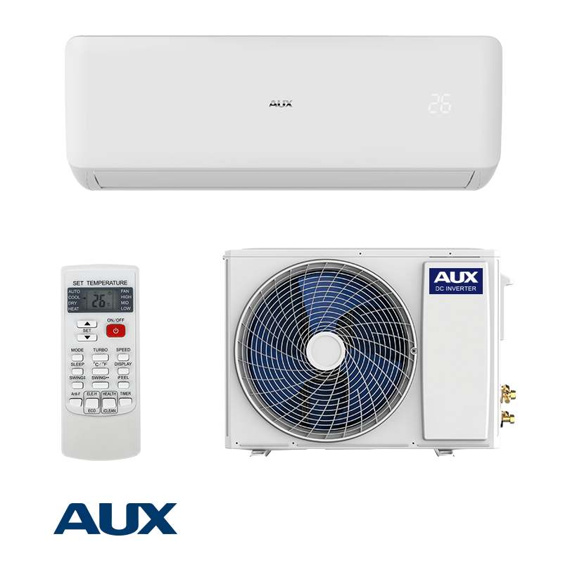 Инверторен климатик AUX Freedom ECO ASW-H09B6B4/FAR3DI-C0, 9000 BTU, 18 м2, R-32, Бял